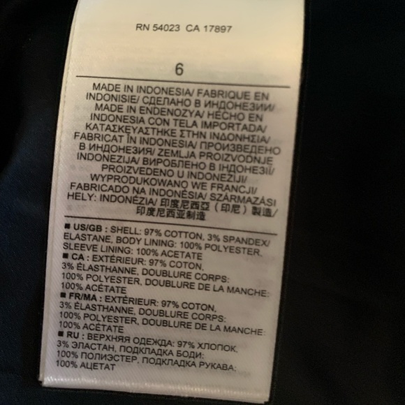 Dark navy blue blazer - Picture 4 of 9